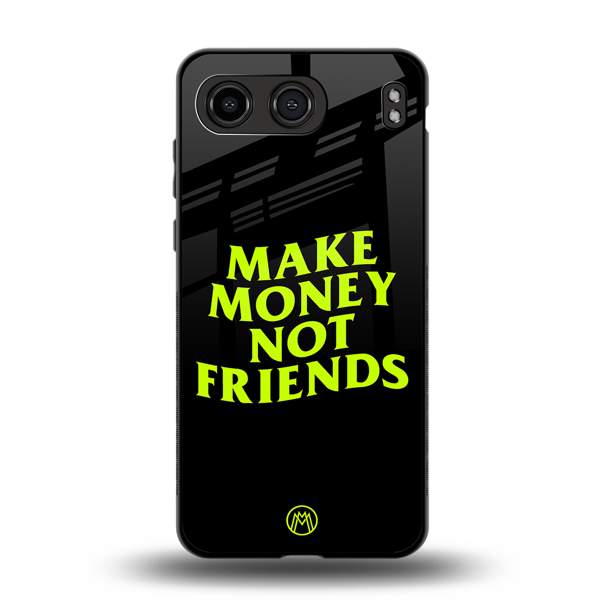 make money not friends back phone cover | glass case for oneplus nord 4