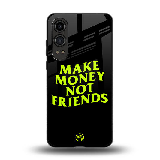 make money not friends back phone cover | glass case for oneplus nord ce 4 lite