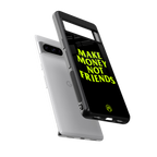 make money not friends back phone cover | glass case for google pixel 8 pro