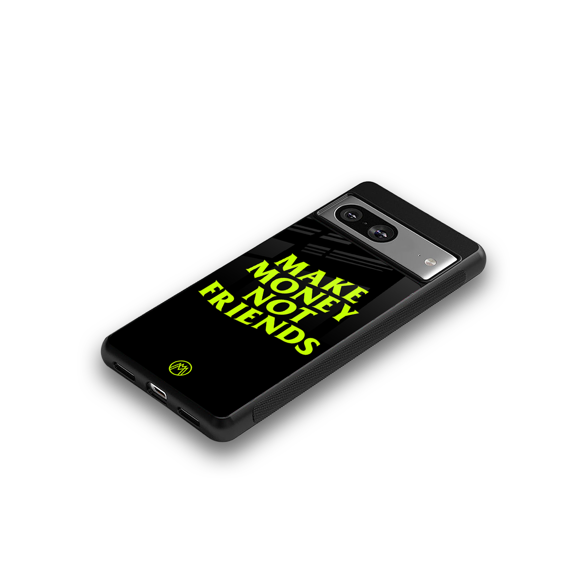 make money not friends back phone cover | glass case for Google Pixel 8