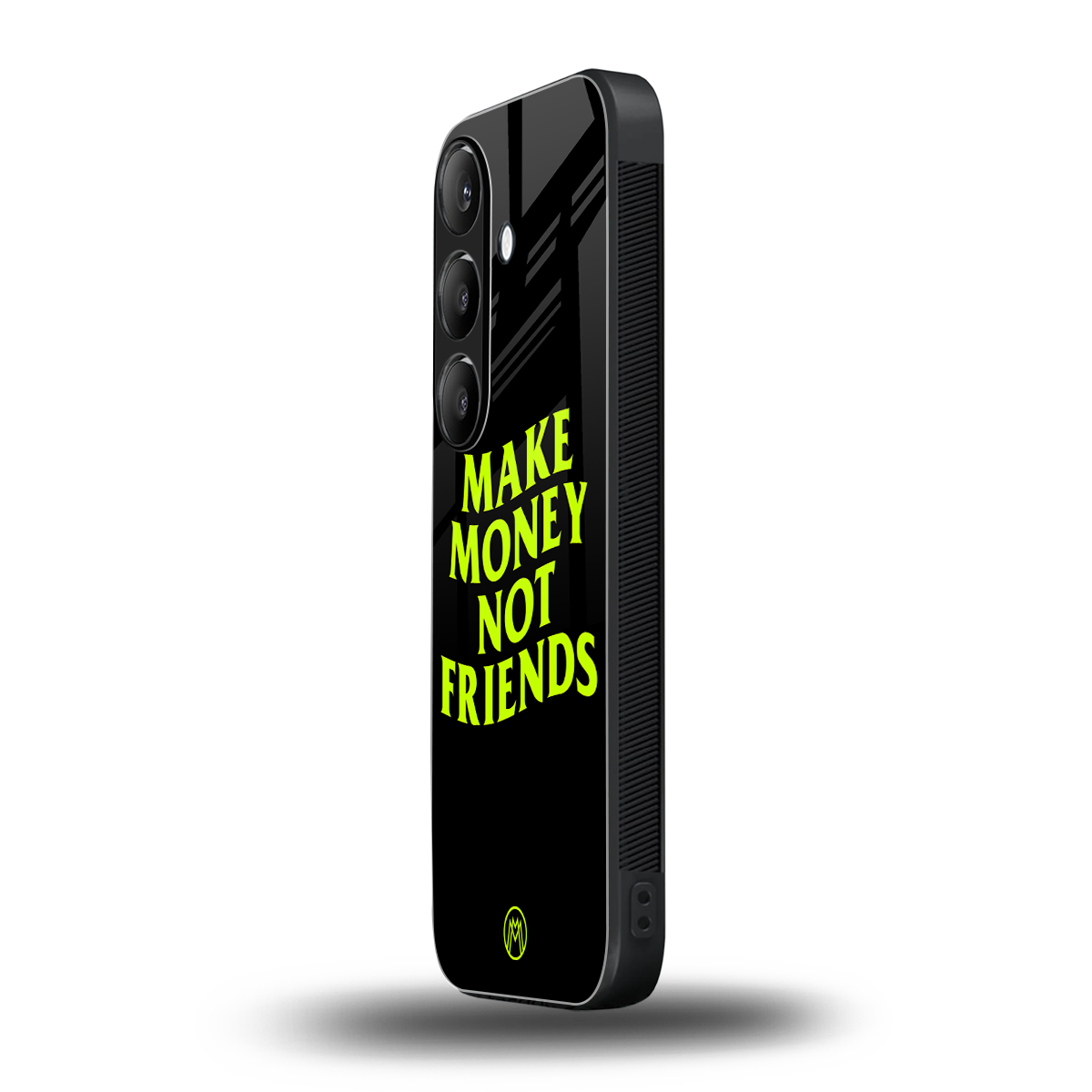 make money not friends back phone cover | glass case for samsung galaxy s25