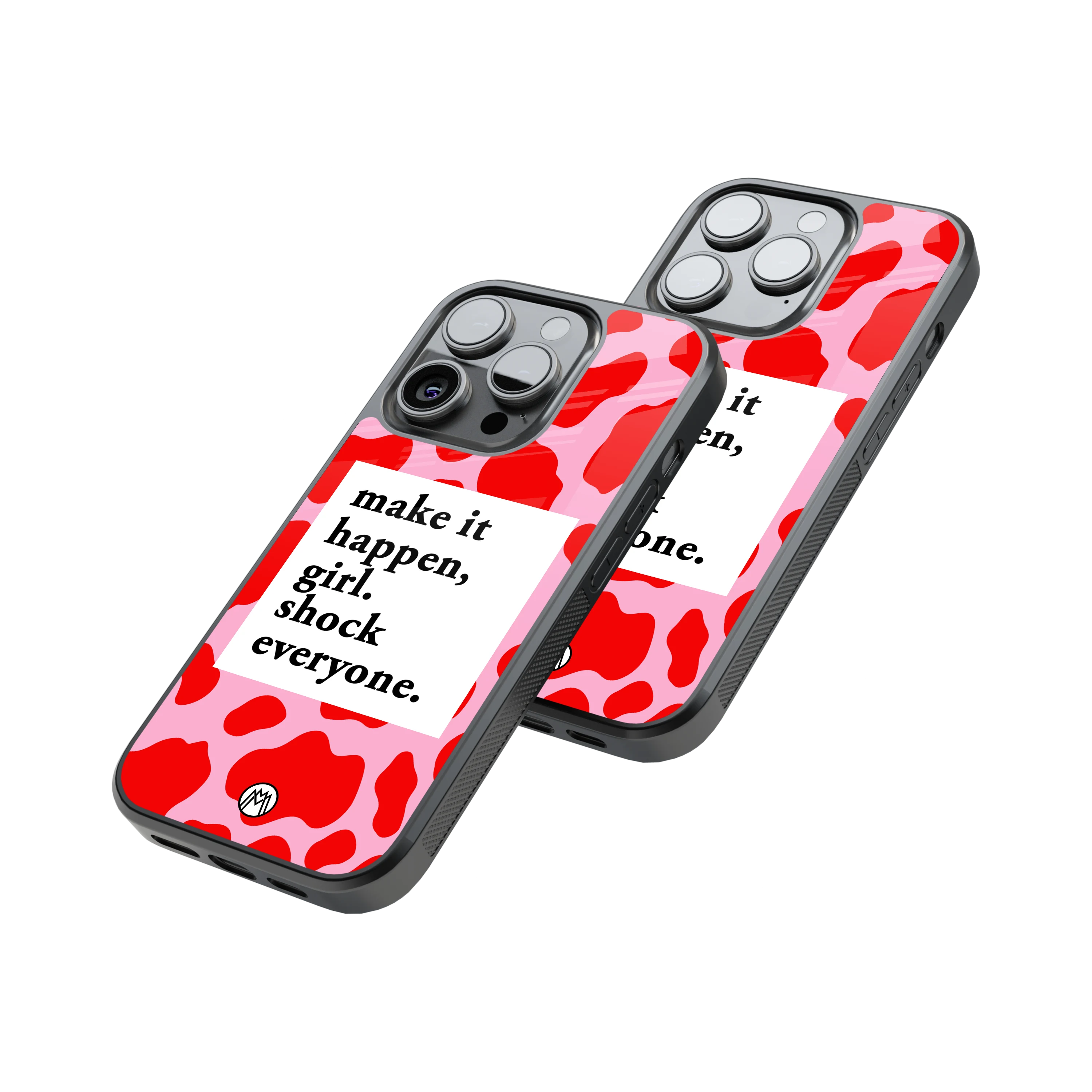 Protective Glass Back Phone Case Compatible with iPhone, Samsung, OnePlus, Pixel & More