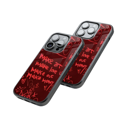 Protective Glass Back Phone Case Compatible with iPhone, Samsung, OnePlus, Pixel & More