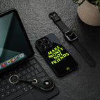 make money not friends back phone cover | glass case for iphone 15 pro max