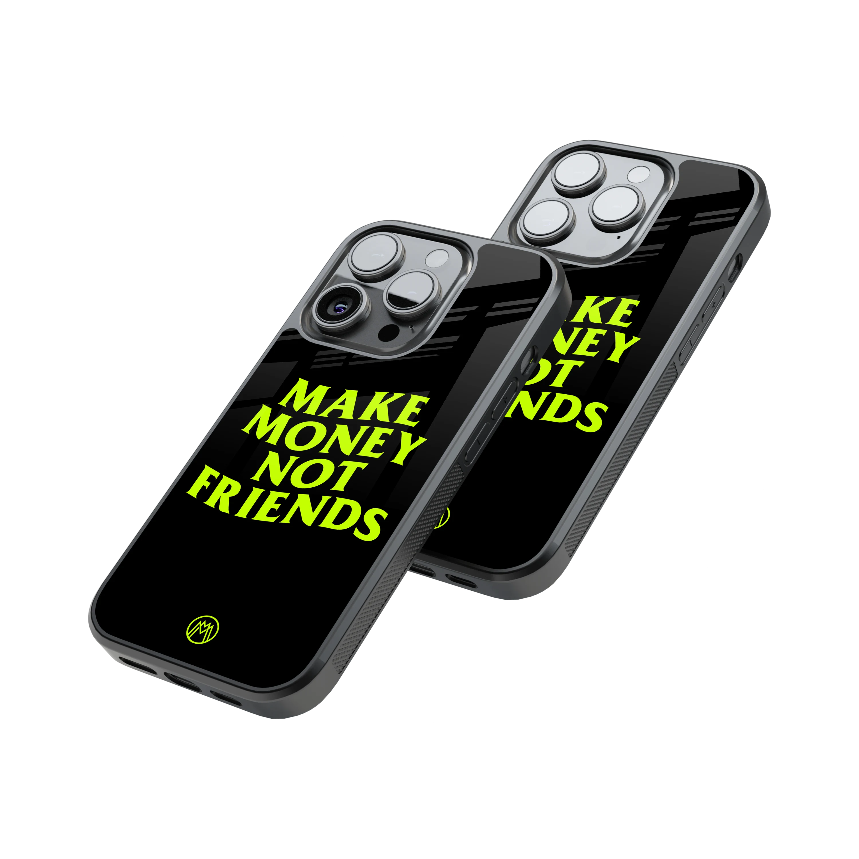 Protective Glass Back Phone Case Compatible with iPhone, Samsung, OnePlus, Pixel & More