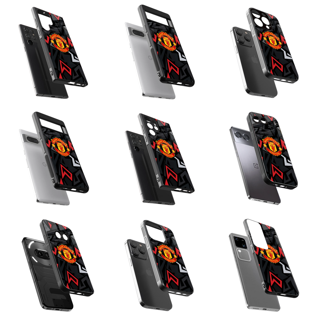 Durable Glass Back Mobile Case for iPhone, Samsung, OnePlus, Google Pixel, Redmi, Vivo, Oppo