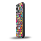 mandala art back phone cover | glass case for iphone 14 pro max