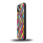 mandala art back phone cover | glass case for iphone 15