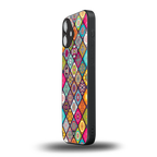 mandala art back phone cover | glass case for iphone 16 plus