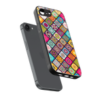 mandala art back phone cover | glass case for iphone 16e