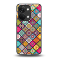 mandala art back phone cover | glass case for oneplus nord 3