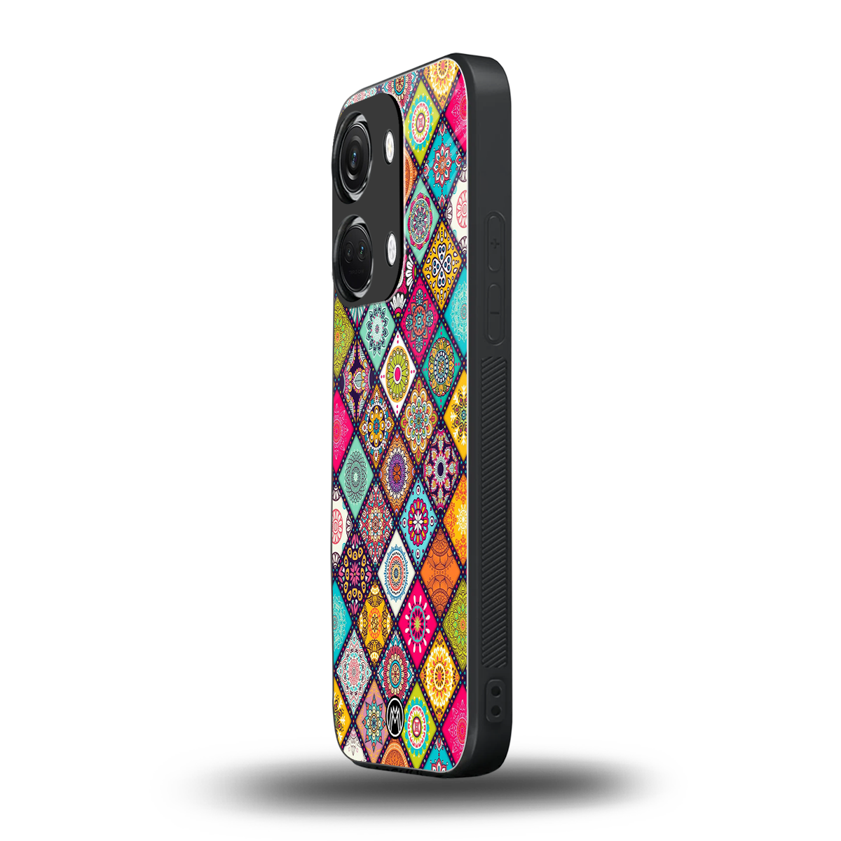mandala art back phone cover | glass case for oneplus nord 3