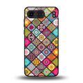 mandala art back phone cover | glass case for oneplus nord 4