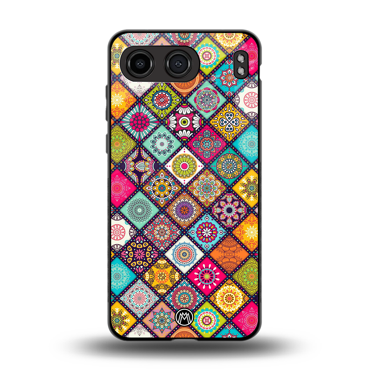 mandala art back phone cover | glass case for oneplus nord 4