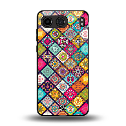 mandala art back phone cover | glass case for oneplus nord 4