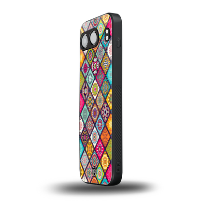 mandala art back phone cover | glass case for oneplus nord 4