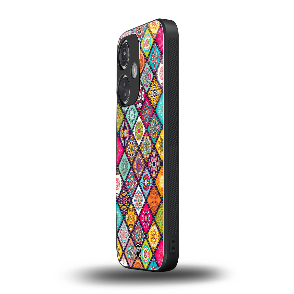 mandala art back phone cover | glass case for oneplus nord ce 3