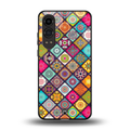 mandala art back phone cover | glass case for oneplus nord ce 4 lite