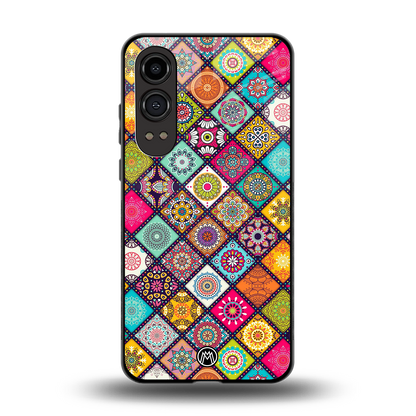 mandala art back phone cover | glass case for oneplus nord ce 4 lite