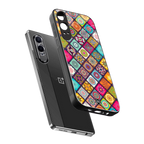 mandala art back phone cover | glass case for oneplus nord ce 4 lite
