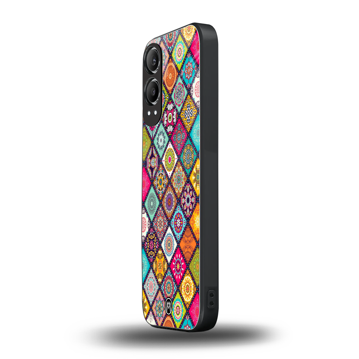 mandala art back phone cover | glass case for oneplus nord ce 4 lite