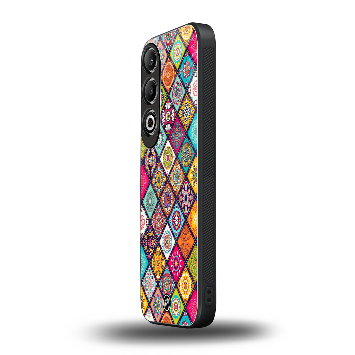mandala art back phone cover | glass case for oneplus nord ce 4