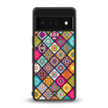 mandala art back phone cover | glass case for google pixel 6 pro
