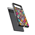 mandala art back phone cover | glass case for google pixel 6 pro