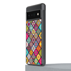 mandala art back phone cover | glass case for google pixel 6 pro