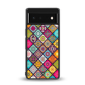 mandala art back phone cover | glass case for google pixel 6