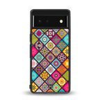 mandala art back phone cover | glass case for google pixel 6