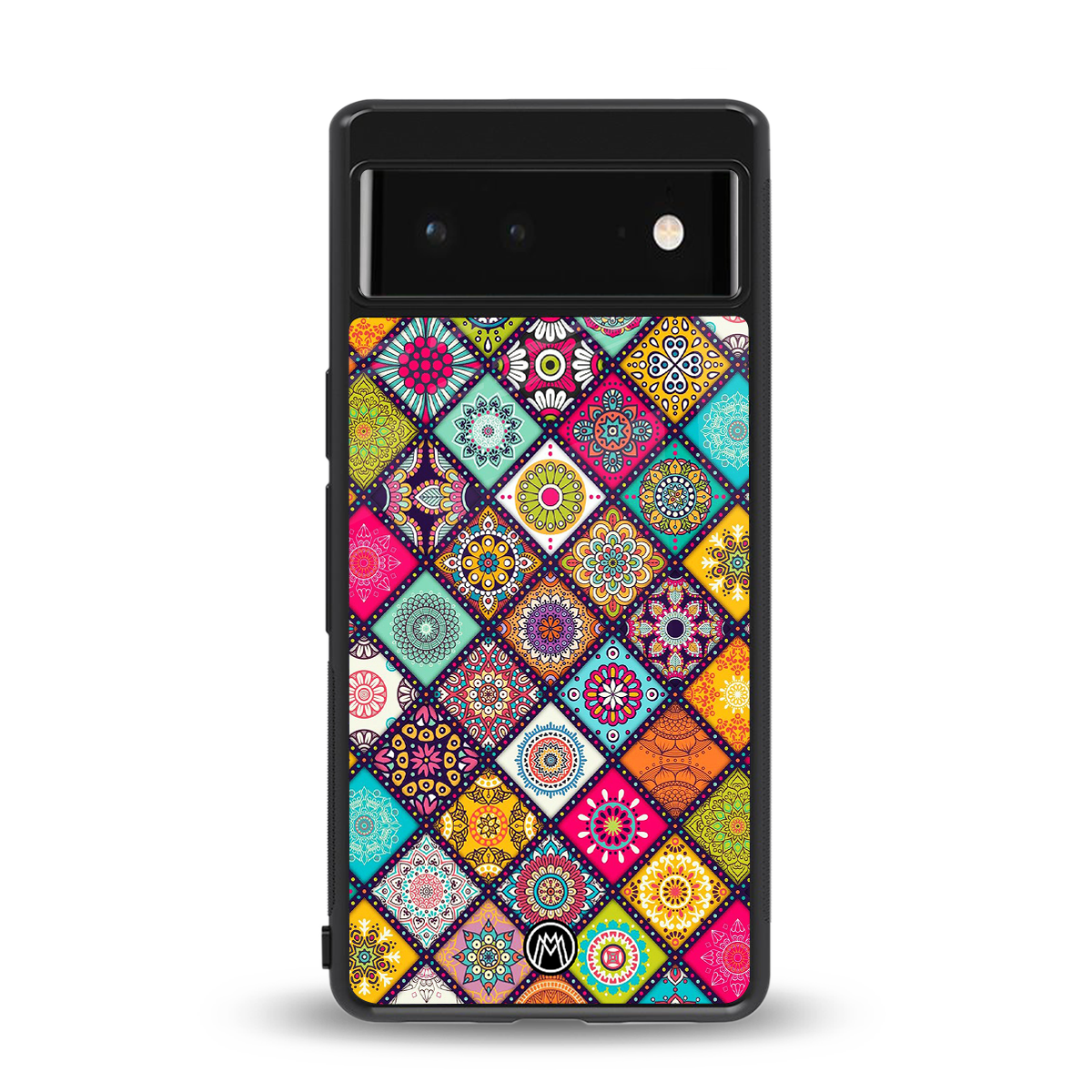 mandala art back phone cover | glass case for google pixel 6