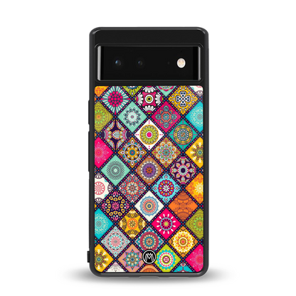 mandala art back phone cover | glass case for google pixel 6