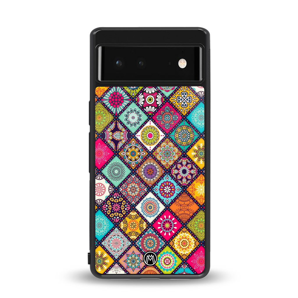 mandala art back phone cover | glass case for Google Pixel 6A