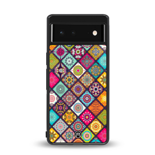 mandala art back phone cover | glass case for Google Pixel 6A