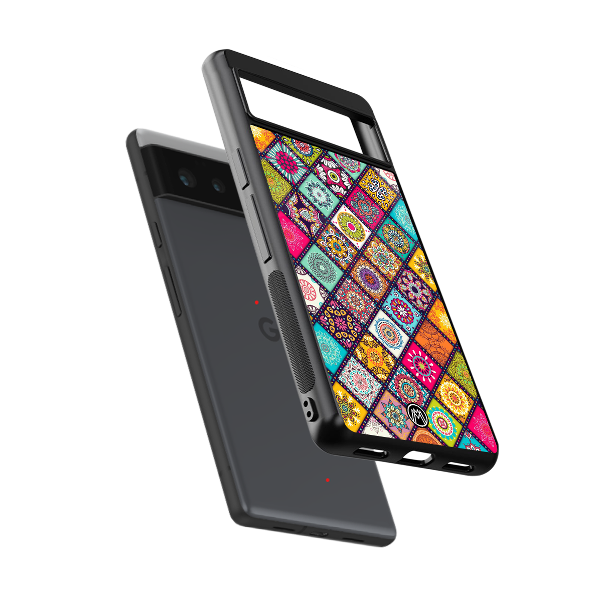 mandala art back phone cover | glass case for google pixel 6