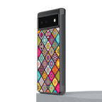 mandala art back phone cover | glass case for google pixel 6