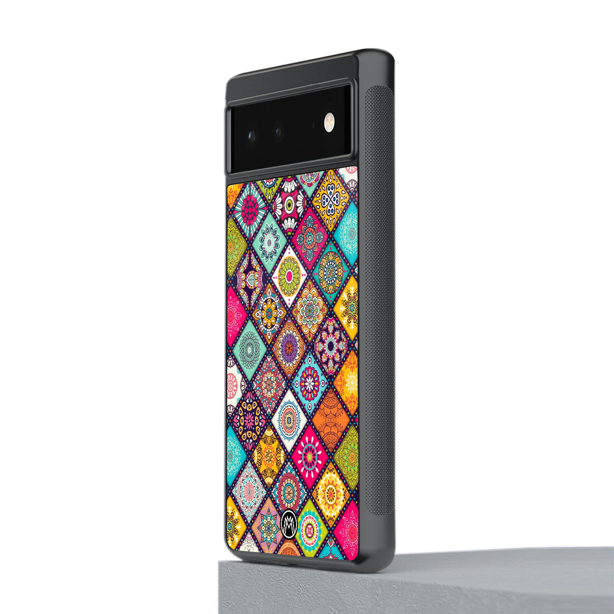 mandala art back phone cover | glass case for google pixel 6