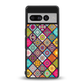mandala art back phone cover | glass case for google pixel 7 pro
