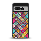 mandala art back phone cover | glass case for google pixel 7 pro