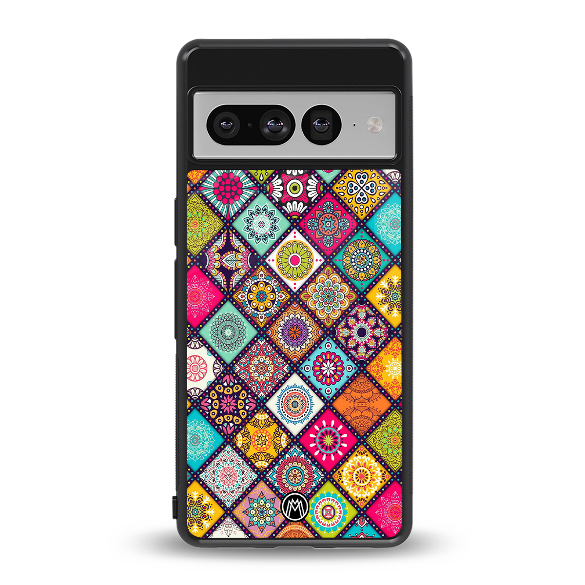 mandala art back phone cover | glass case for google pixel 7 pro