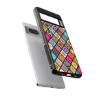 mandala art back phone cover | glass case for google pixel 7 pro