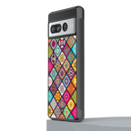 mandala art back phone cover | glass case for google pixel 7 pro