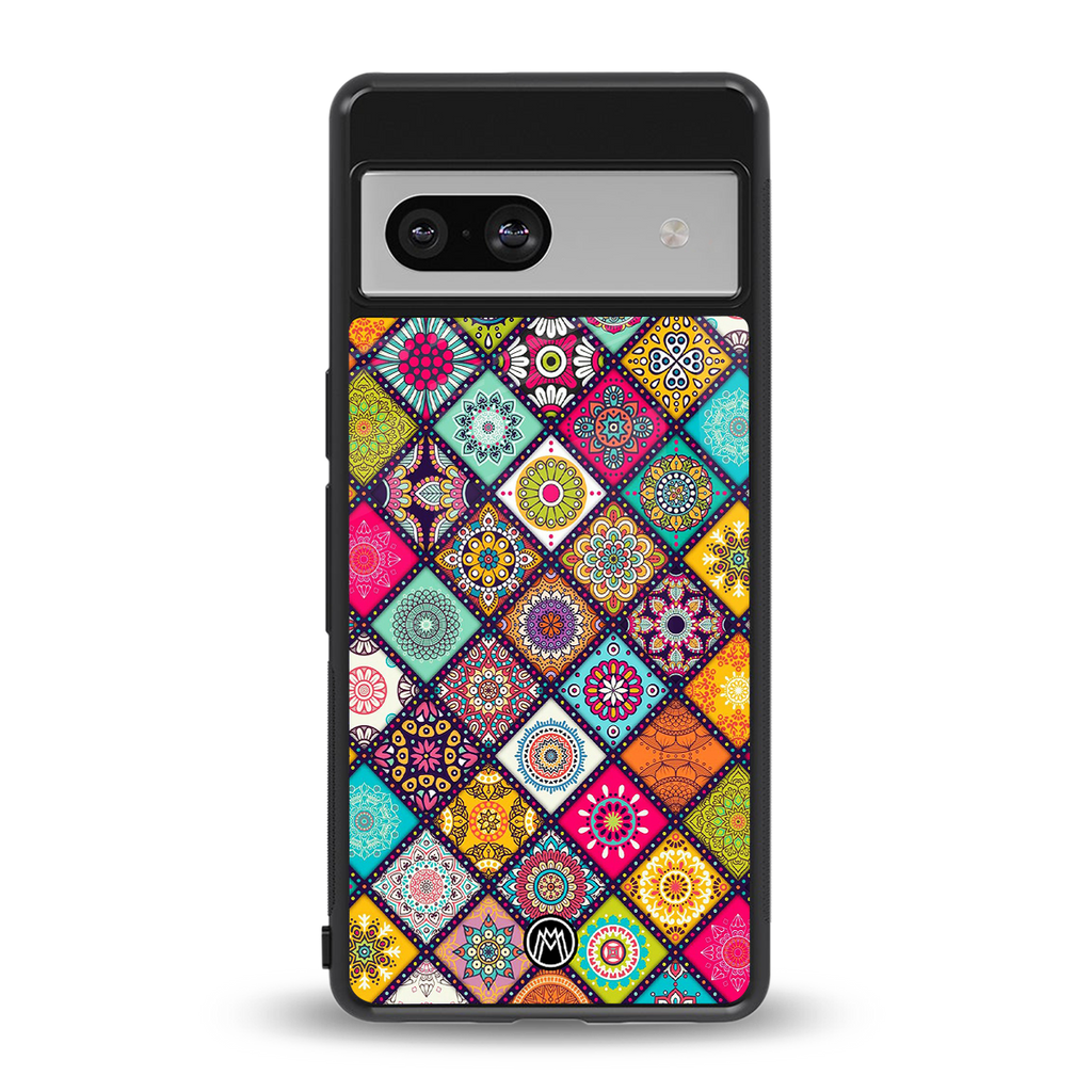 mandala art back phone cover | glass case for Google Pixel 7