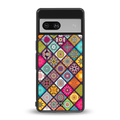 mandala art back phone cover | glass case for Google Pixel 7