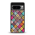 mandala art back phone cover | glass case for google pixel 8 pro