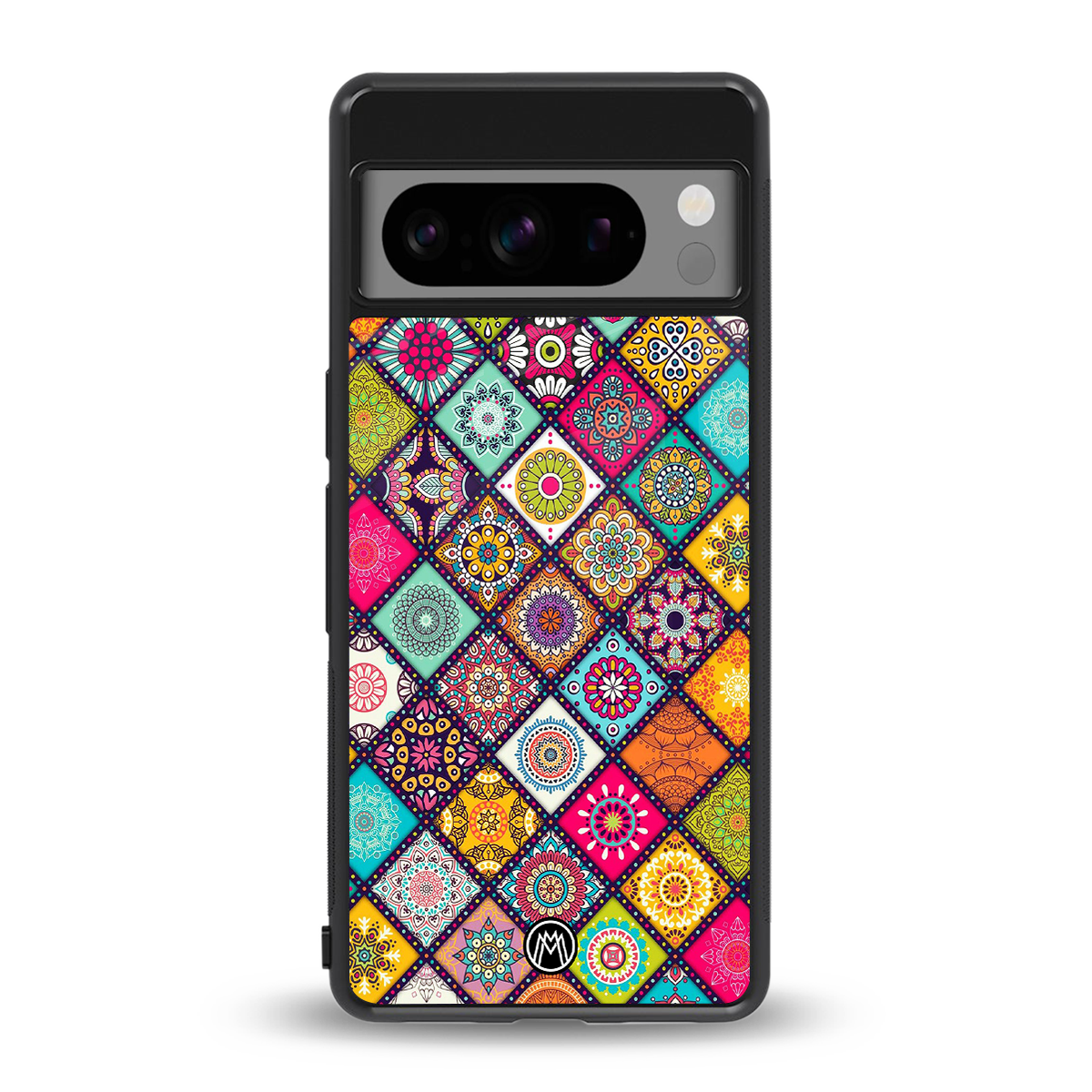 mandala art back phone cover | glass case for google pixel 8 pro