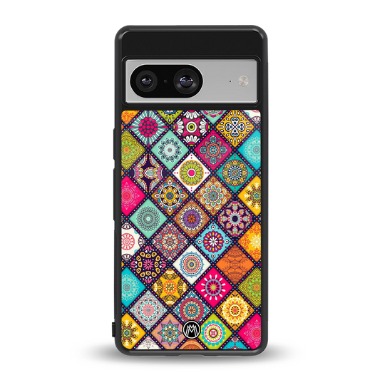mandala art back phone cover | glass case for Google Pixel 8