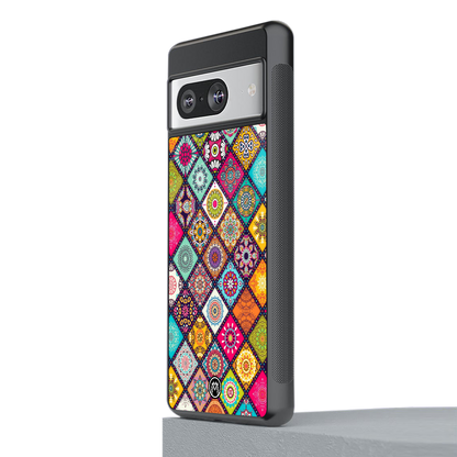 mandala art back phone cover | glass case for Google Pixel 8