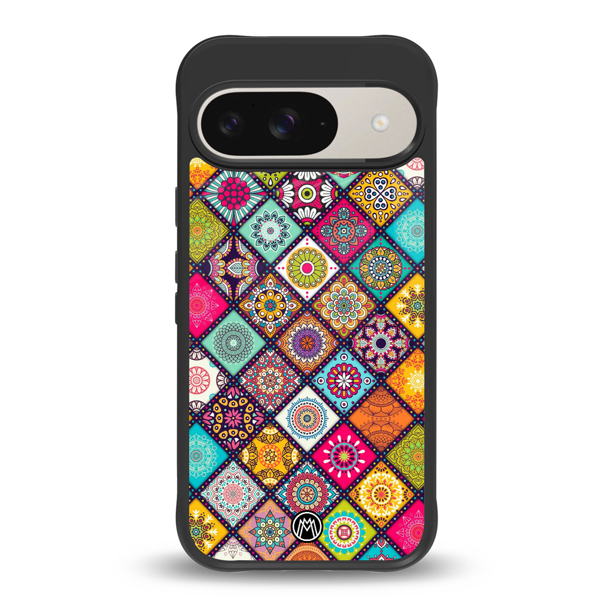 mandala art back phone cover | glass case for google pixel 9
